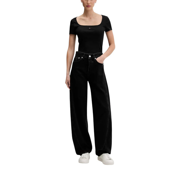 Tommy Hilfiger Jeans T-Shirt Donna — vista 2