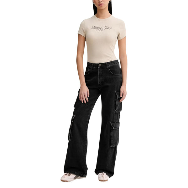 Tommy Hilfiger Jeans T-Shirt Donna — vista 2