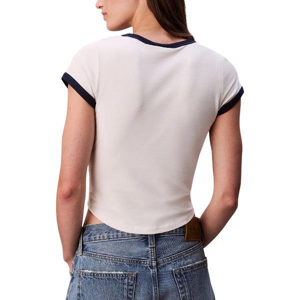 Calvin Klein Jeans T-Shirt Donna — vista 2
