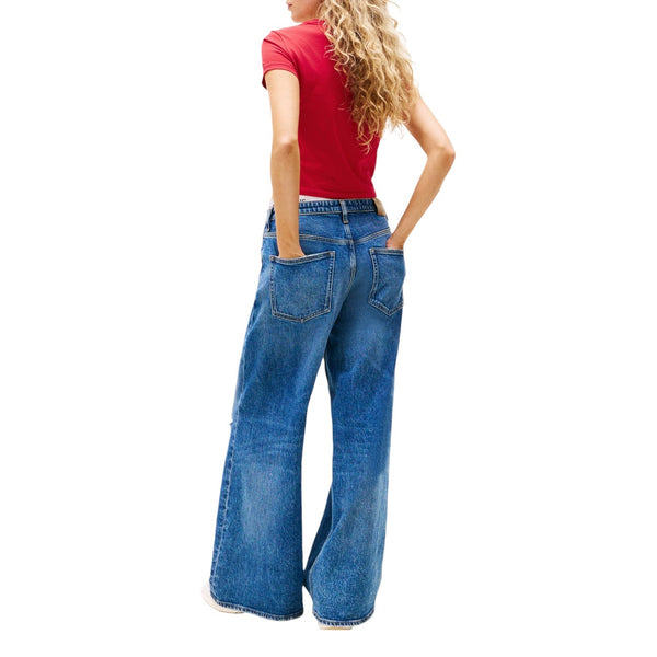 Tommy Hilfiger Jeans T-Shirt Donna — vista 2