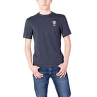 Blauer T-Shirt Uomo immagine 4