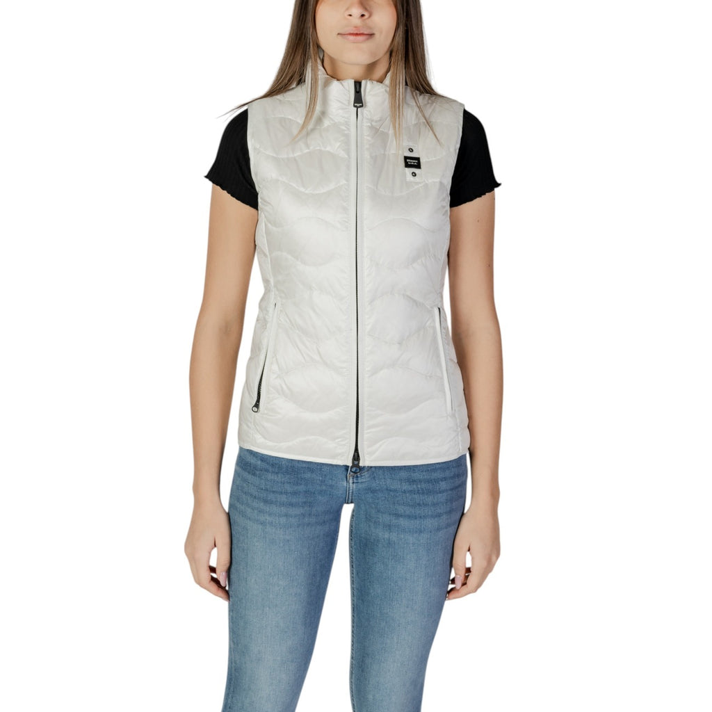 Blauer Gilet Donna