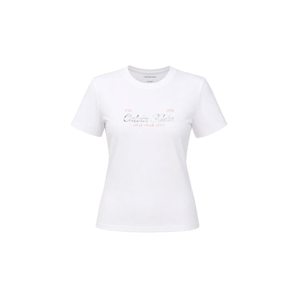 Calvin Klein Jeans T-Shirt Donna — vista 2