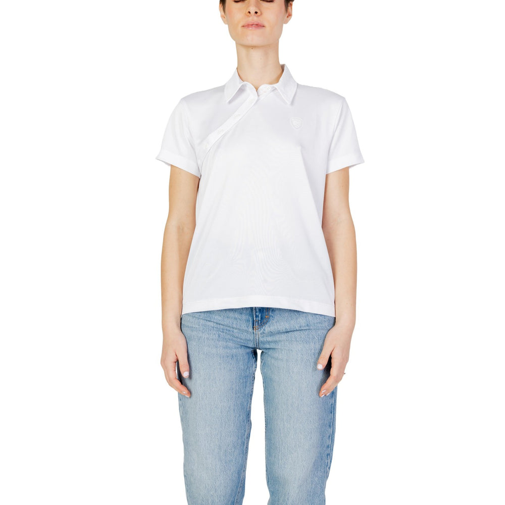 Blauer Polo Donna