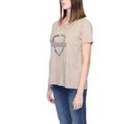 Blauer T-Shirt Donna immagine 3